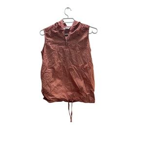 Bossini Ladies Red quarter zip sleeveless top sz S